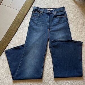 NWOT Levi's Ribcage Bells High Rise Medium Wash Women's Jeans Size 28/32